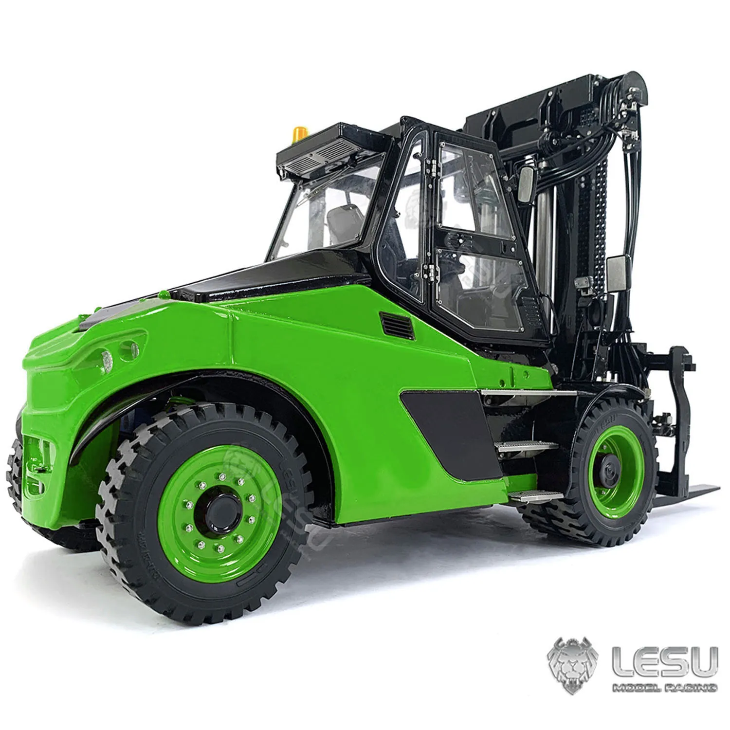 LESU 1/14 Aoue-Ld160S Remote Control Hydraulic Forklift for RC Truck Model Metal Assembled Painted Green Toys Thzh1470-Smt3 4