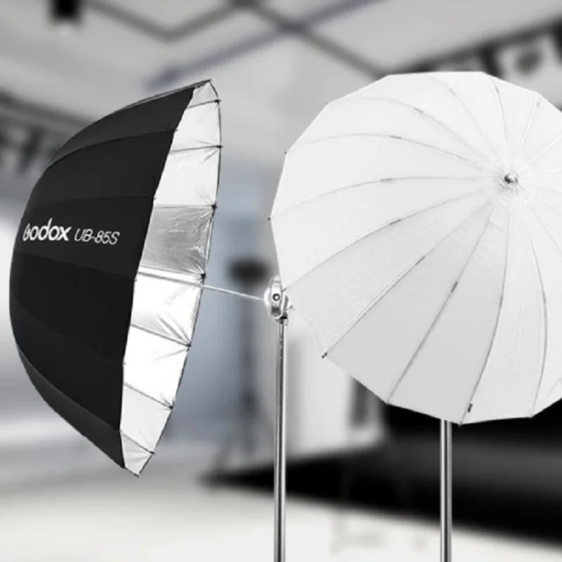 Description Picture 3 of itemSelens Parabolic Reflective Soft Diffuser Cover Softbox 85/105/130/165CM Photo Studio kits Soft Umbrella Photography Accessories