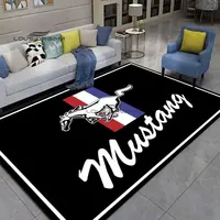Mustang LOGO Carpets and Rug SHELBY Carpet Living Room Bedroom Decorate Large Area Soft Carpet Kids Room Rug 1