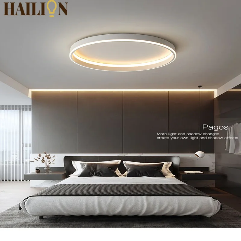 

Nordic Led Ceiling Lamp For Bedroom Living Dining Room Study Kitchen Resturant Corridor Minimalist Home Decor Lights