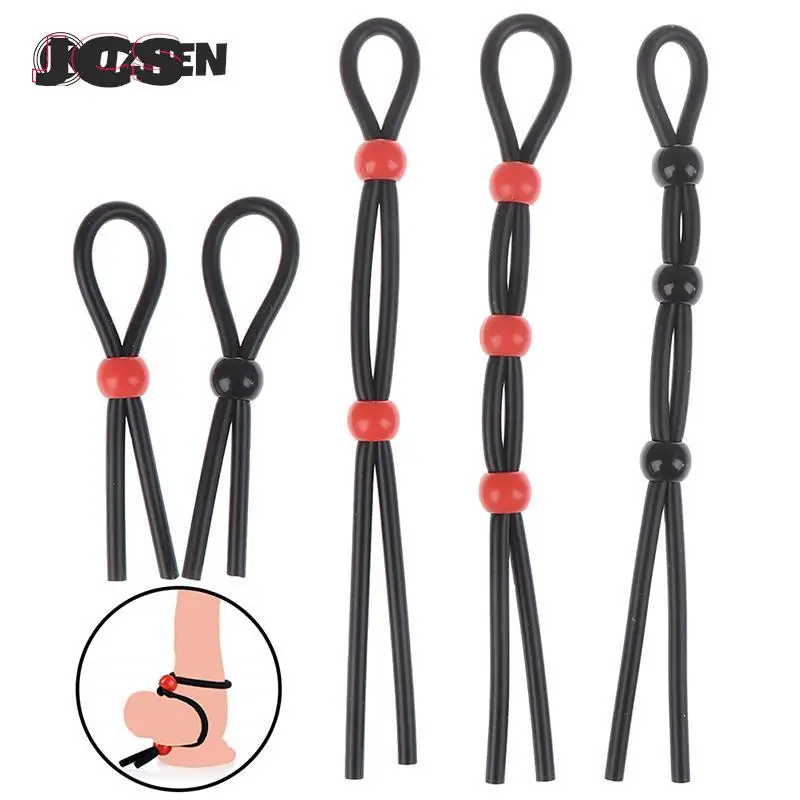 Adjustable Rope Cock Rings Scrotum Bind