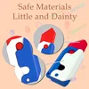 3D Carrot Gravity Knife Fidget Toys Children Decompression Push Card Small Toy 3D Printing Plastic Carrot Knife Dropshipping 5