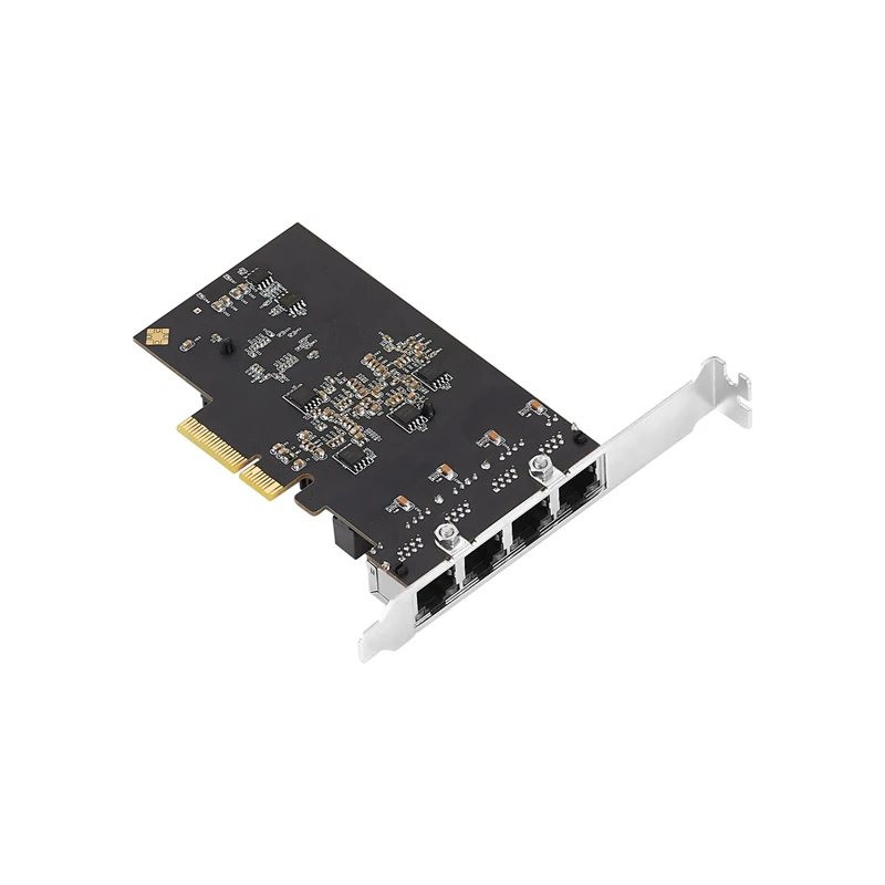 RJ-45 4-Port Ethernet Serveur Adaptateur Gigabit Carte Réseau PCI-E  bronchWild