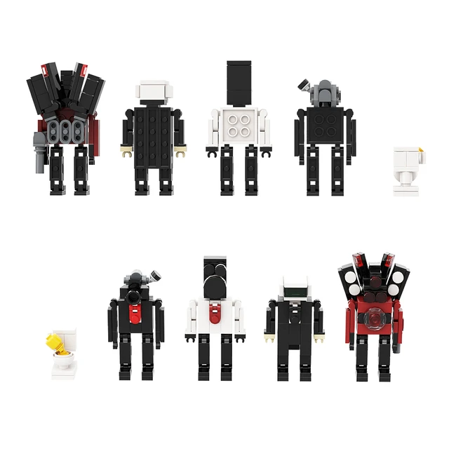 Moc Skibidi Toilet Man Building Blocks Camera Speaker Bricks Audio Robot  Model Sets of Decoration DIY Toy for Kids Adult Gift - AliExpress