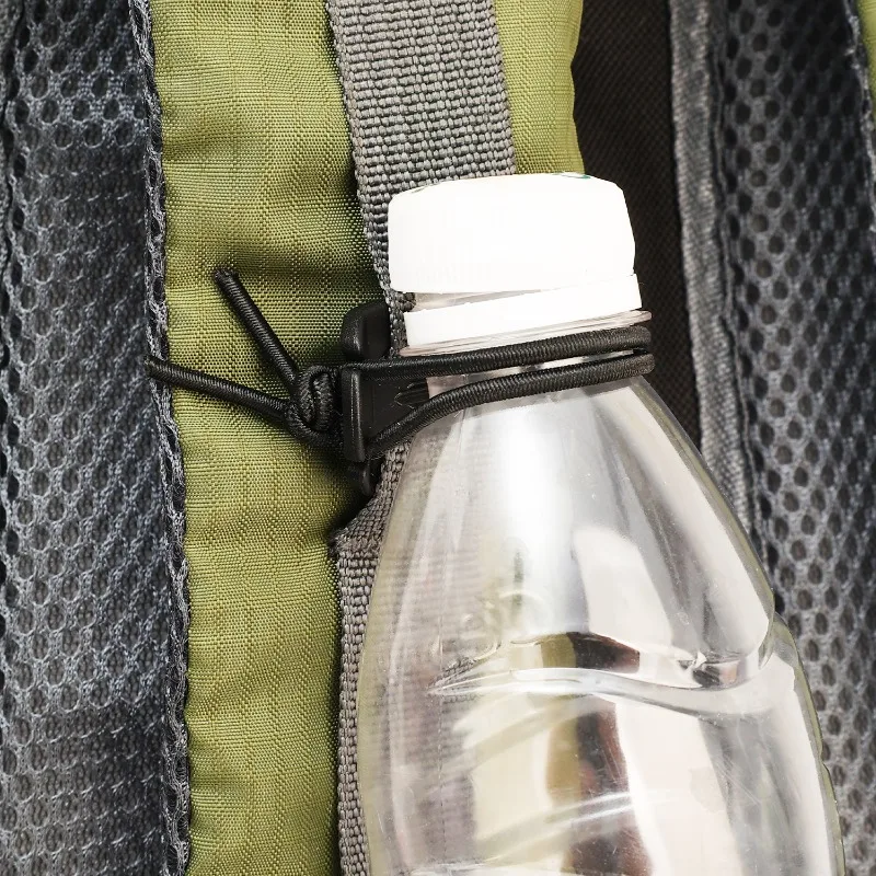 Backpack Buckle Clamp Carabiner Clips Nylon Camping Bag Hanger Hook Outdoor Camp Tube Strap Tactical Elastic Rope Ha