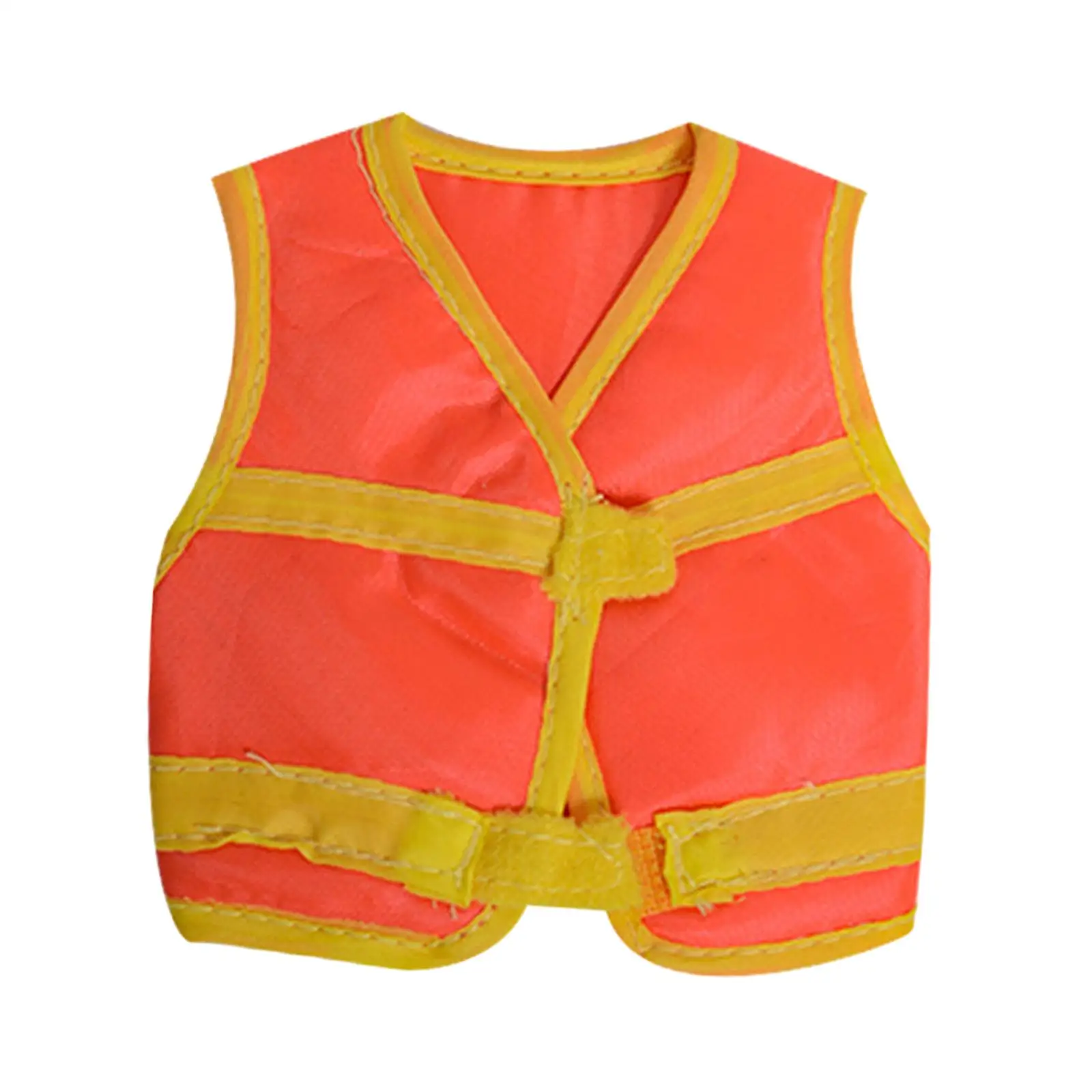

1:6 Scale Male Figures Reflective Vest Model Miniature Vest Decor for 12'' Figures Dolls Body Doll Party Favor Accessories