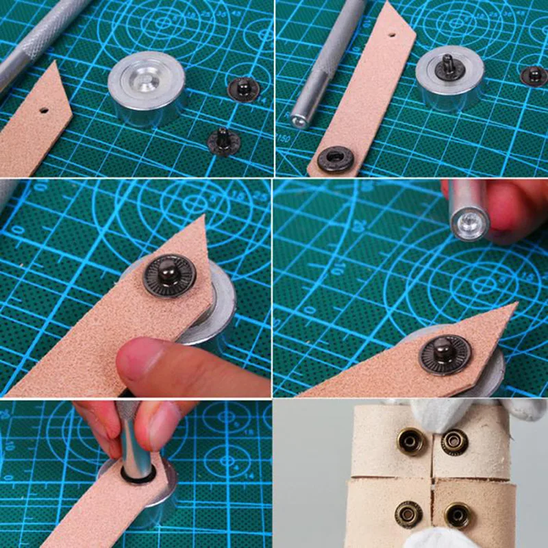 

Metal Snap Buttons Snaps Press Button Fasteners With DIY Fixing Press Studs Clothing Sewing Tool