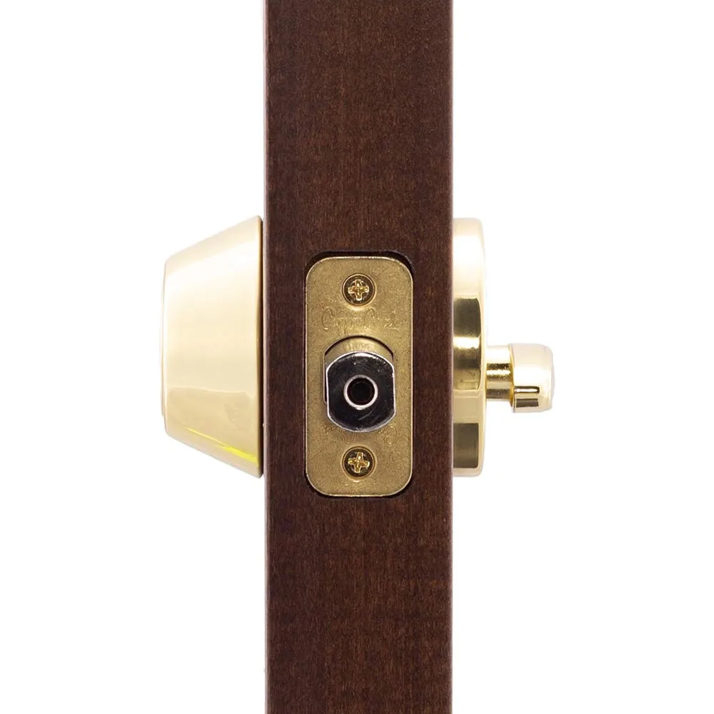 Brinks Cerrojo De Seguridad De Un Solo Cilindro De Color Mate Negro