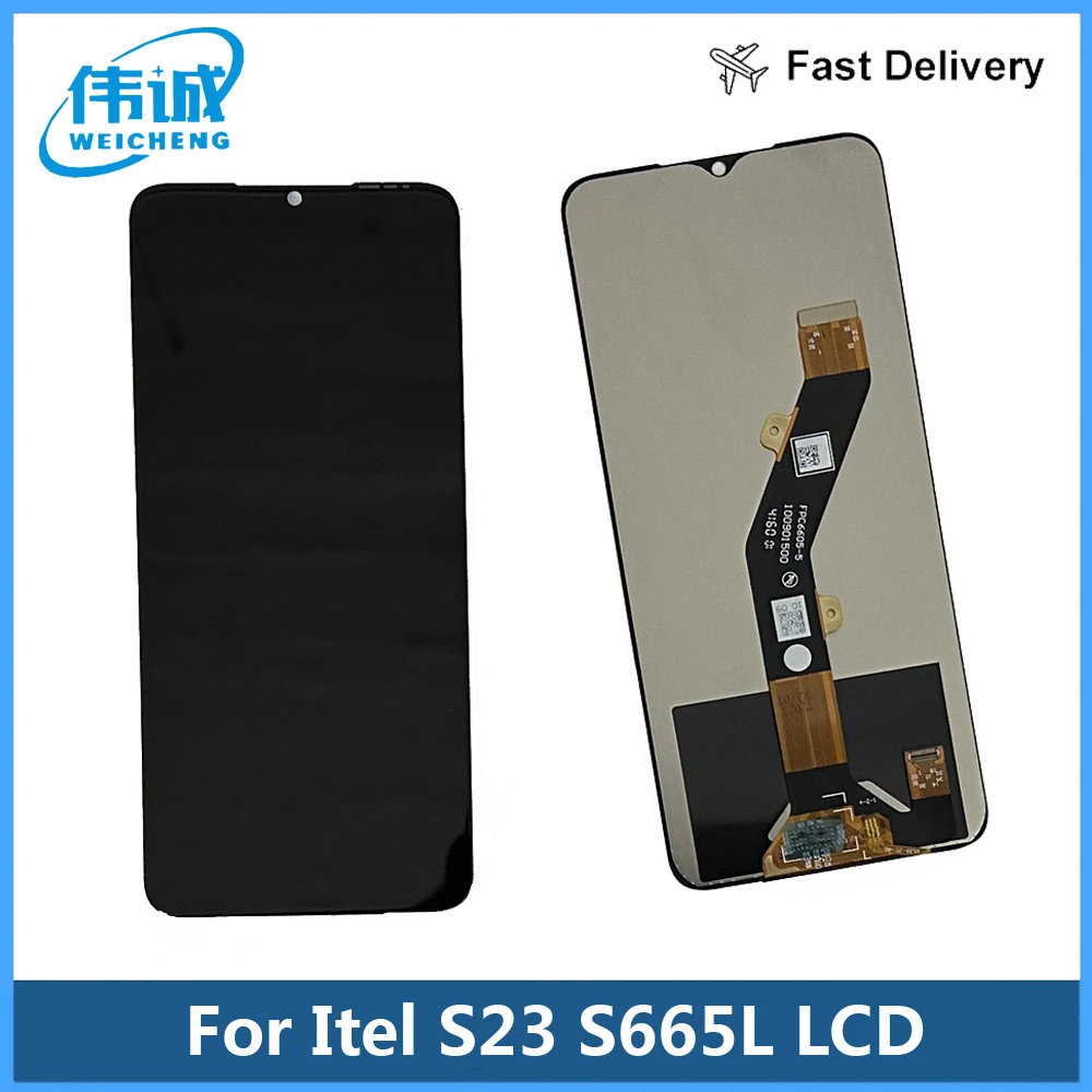 

Original Black 6.6 Inch For Itel S23 S665L LCD Display Touch Screen Digitizer Assembly Repair Parts Replacement