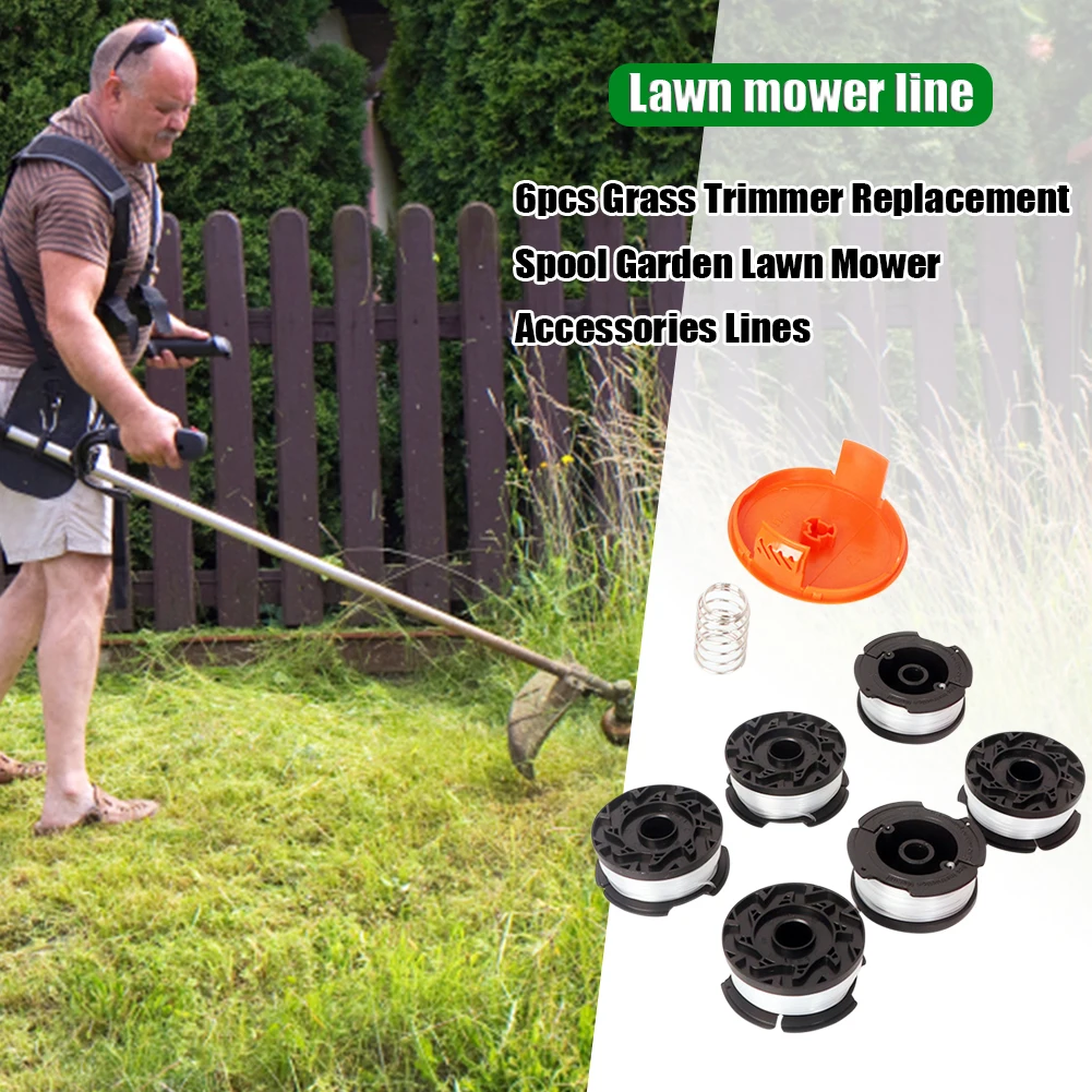 Replacement Grass Trimmer Spool Scap Cover for Black Decker Line String Spring Trimmer Weed Eater Refills 30ft 0.065”AF-100-3ZP