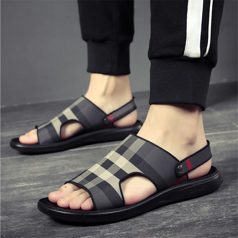 Summer Sandals Men Non-slip Shoes Unisex Bathroom Slippers Comfy Slides Beach Flip Flop Soft Indoor Size 38-44 2