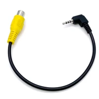 1/2PCS RCA To 2.5mm AV Converter Cable Car Rear View Reverse Parking Camera Car Navigation Video GPS Camera Conversion Cable - Image 2