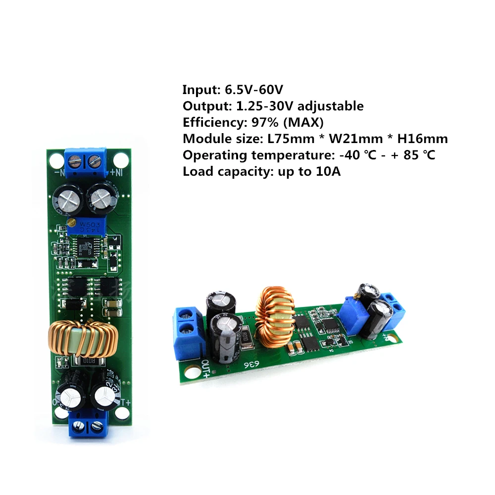 Spannungswandler 24V DC auf 12V DC 10A 120W Negative Booster Konverter, Spannungswandler 24V DC auf 12V DC, Spannungswandler 24V - 48V