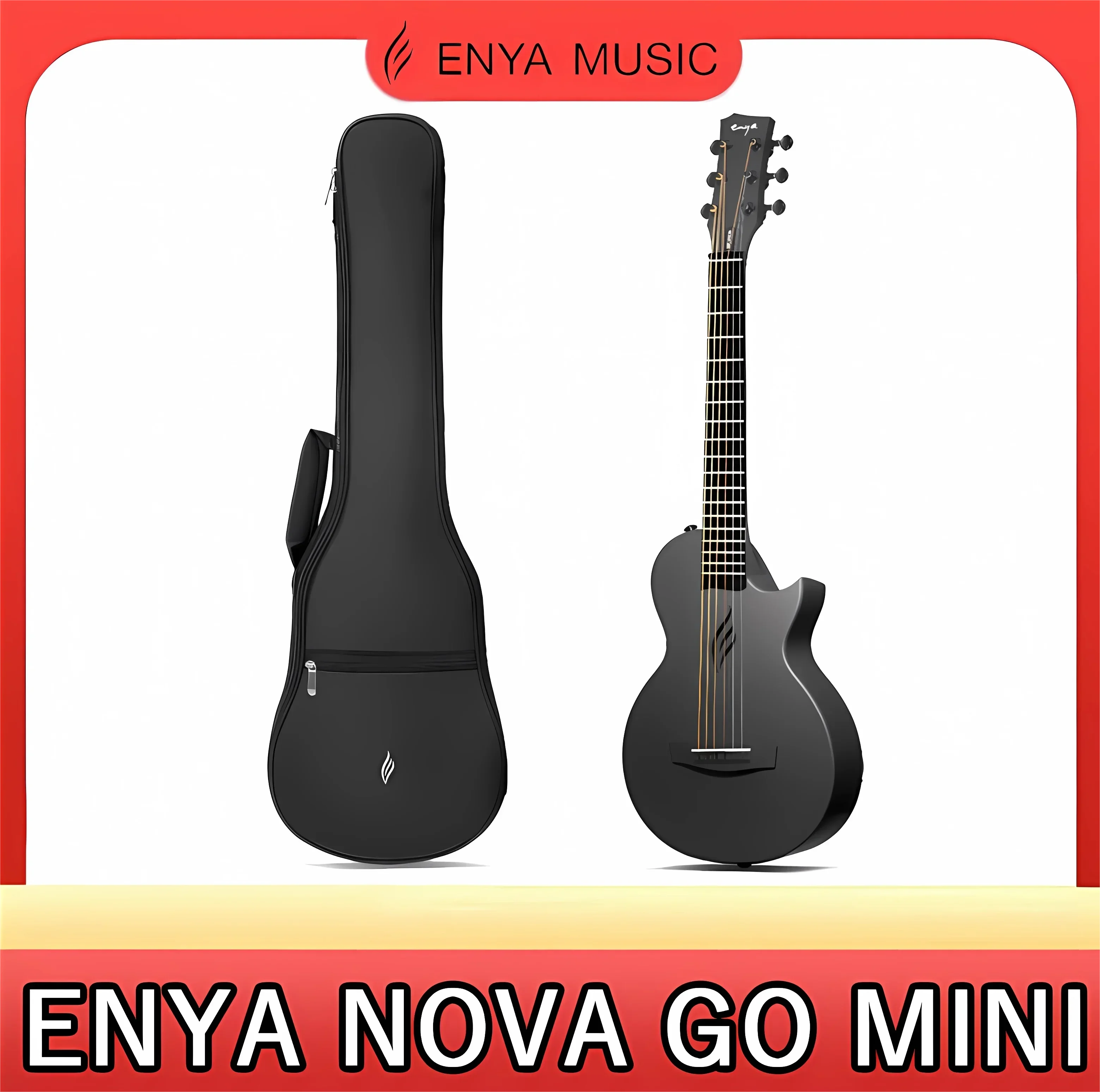 オールカーボン Mini Guitar <ENYA NOVA AI / BLK> Enya NOVA GO Carbon Fiber Guitar