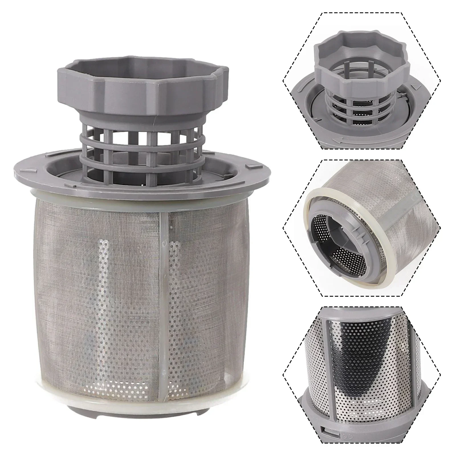 Dishwasher Filter For Bosch Neff Siemens 427903 170740 SGS SGV SRS 1000249 Dishwasher Replacement Strainer Fine Sieve Filters