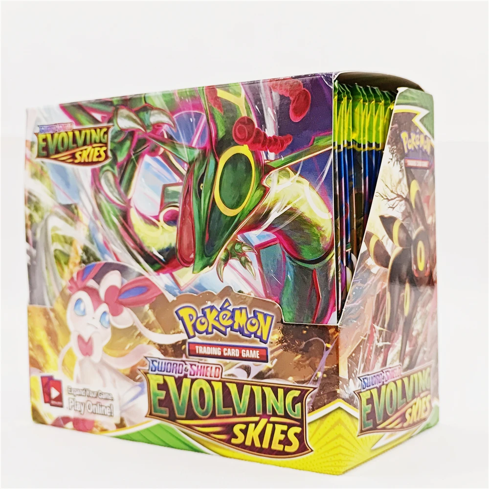  Pokemon TCG: Sword & Shield - Evolving Skies Sleeved Booster  Pack : Toys & Games