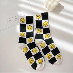 New creative personality ins socks spring autumn color letter socks women's mid-tube socks cartoon sports wind cotton socks