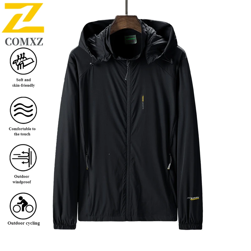 Men's Summer UV Protection Jacket Plus Size UPF50+ Extra Wide Breathable Fishing Skin Coat for Outdoor Sport Sunscreen clothing