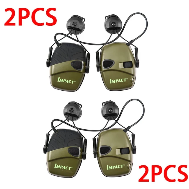 Casque antibruit pour le tir en plein air, amortisseur électronique,  cache-oreilles, impact sportif - AliExpress