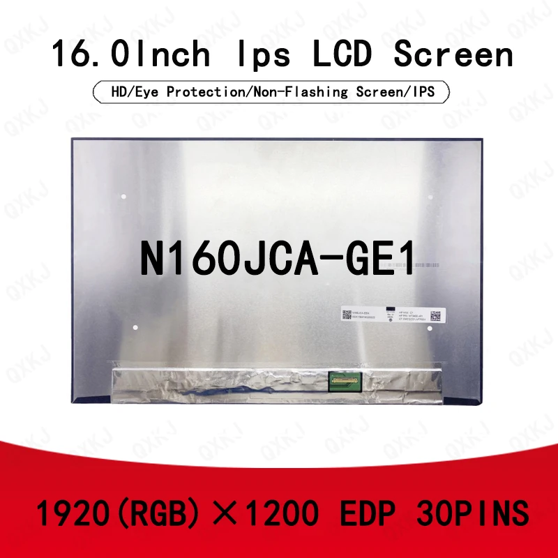 

30pin N160JCA-GE1 16.0inch 1920*1200 Wholesale for LCD Panel Display screens replacement Laptop for monitors