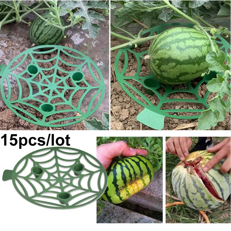 

15pcs/lot Watermelon Holder Vegetables Fruit Stand protect Support basket Frame Plant Tray Rack Gardening Stand Garden Tools p1