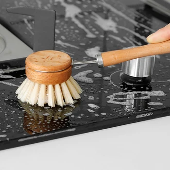 Bamboo Kitchen Cleaning Brush 4