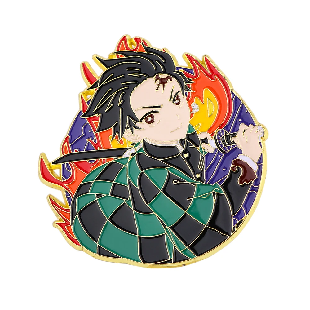 Charming Anime Enamel Pin: Cute Cartoon Lapel Brooch for Clothes & Accessories Gifts