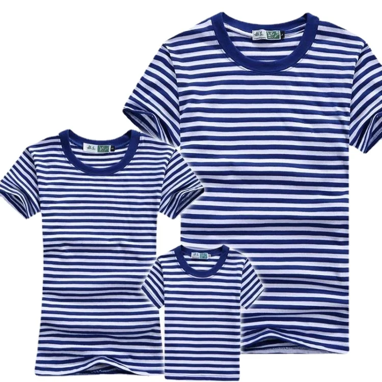 Russian Naval Telnyashka Marine Submarine Force Family Set Sailor's Striped Shirt Family Matching Parent-child Clothing T-Shirt 3