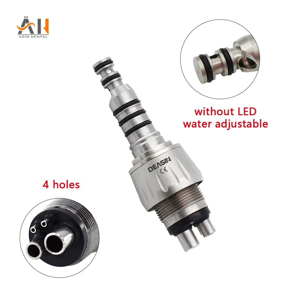 2/4/6Hole Dental Quick Coupler LED Coupler Coupling Adaptor For KAVO Fiber Optic High Speed Handpiece