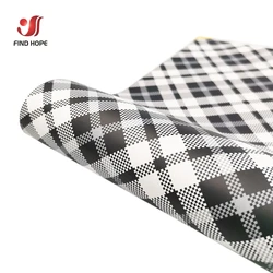 Rainbow Adhesive Craft Vinyl - 10 Assorted Colors for DIY Projects and Home Decorations (White plaid)