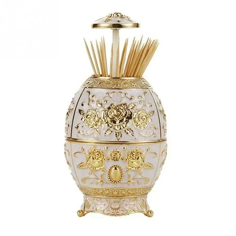 Automatic Toothpick Holder Container Wheat Straw Kitchen Toothpick Bottle Toothpicks Box Container Dispenser Holder Gadgets Home