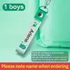 1pc personalized custom The Name Keychain For Plush Toys Key Cups Cartoon Pattern  llavero kawaii  брелок аниме 3