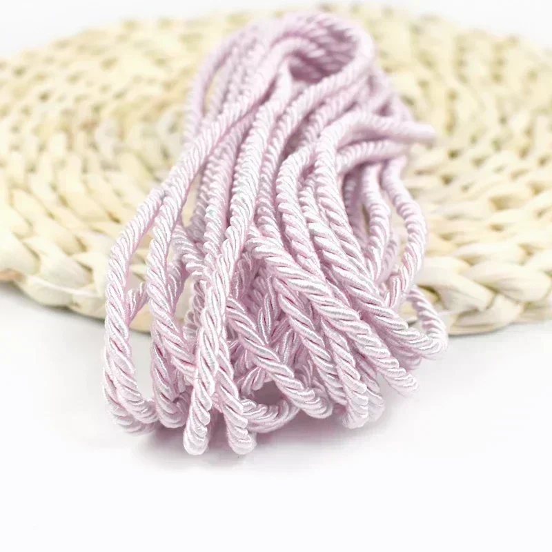 Premium 3mm Twisted Braided Cord for Gift Packaging and DIY Crafts