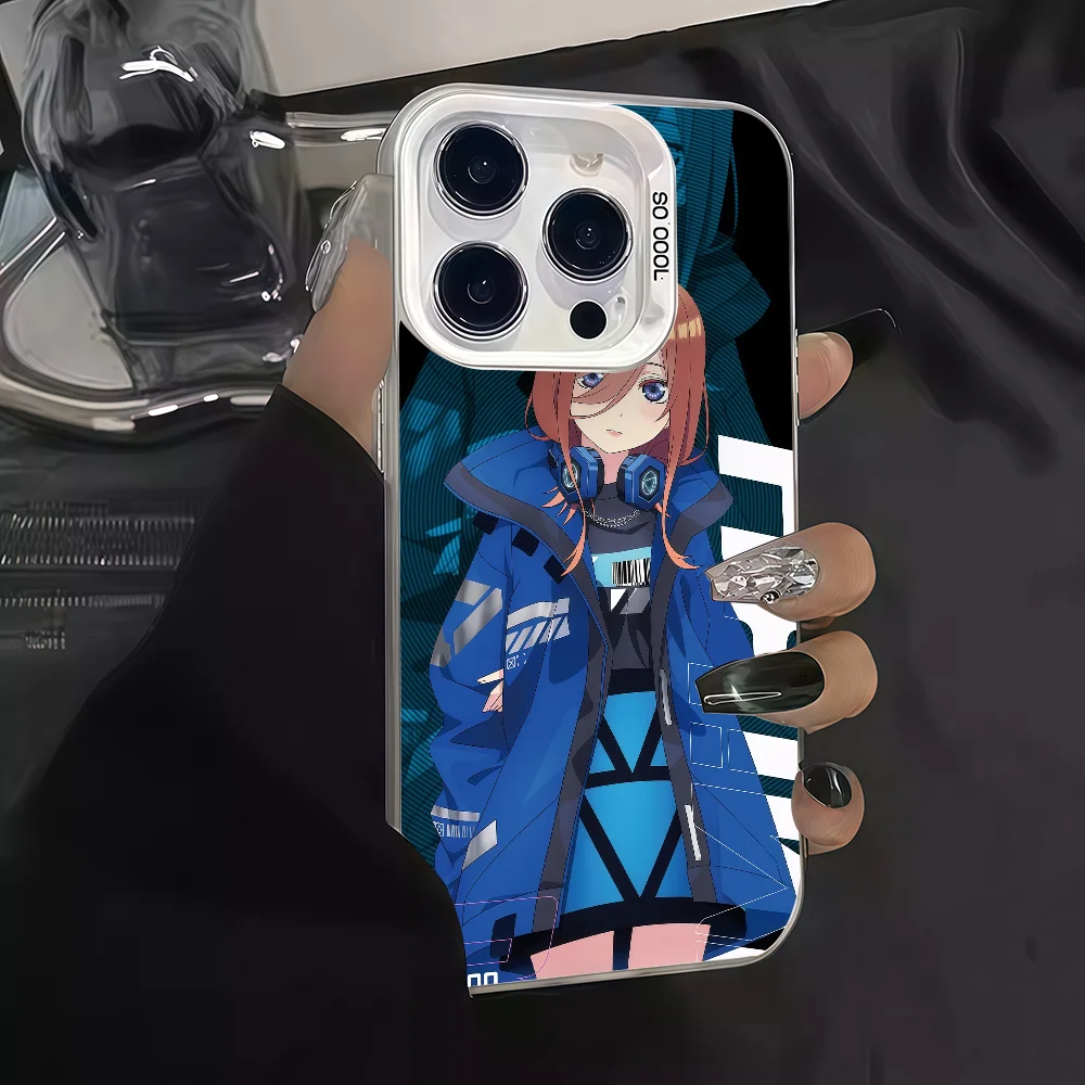 Vibrant Anime Miku Nakano Protective Phone Case - IMD Color Cover