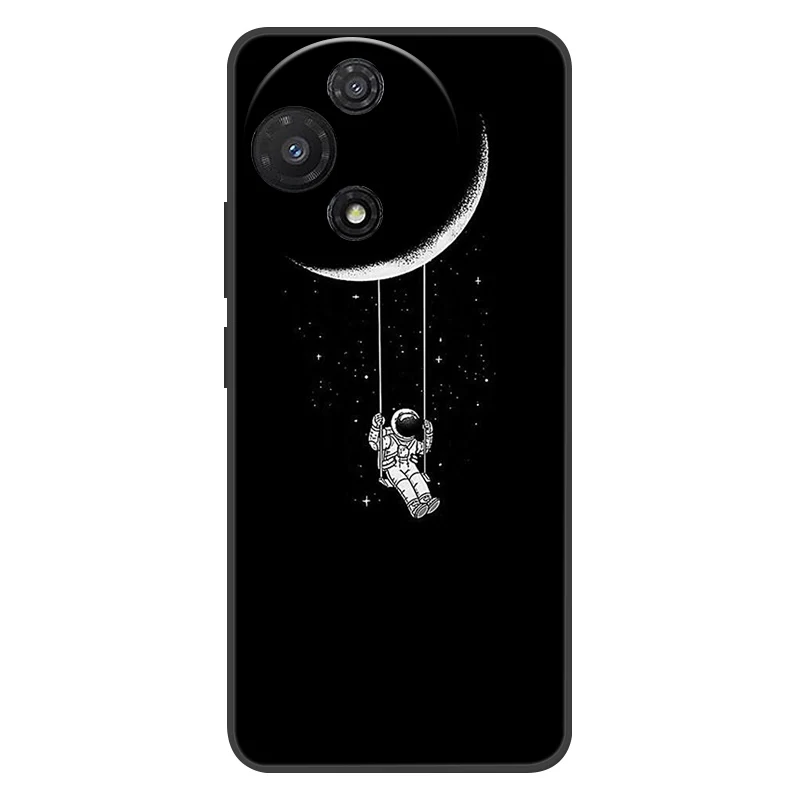 Luxury Silicone Space Soft Bumper Phone Case - Fashionable TPU Shell Cover