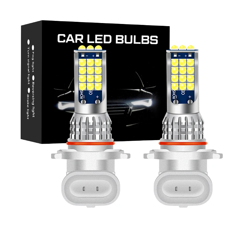 

2x Car Fog Lamp 9006 HB4 HB3 9005 H11 H8 P13W PSX24W PSX26W H10 H16 H7 2800LM 12V 24V White Fog Light Bulb Not for Headlights