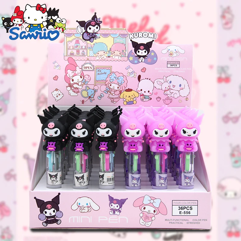 

Ручка шариковая Sanrio Kuromi, 4 цвета, 36 шт./комплект