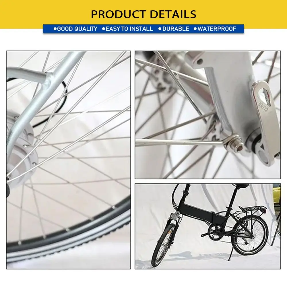 2PCS Electric Bike Spoke 12G 113-251MM Stainless Steel Bicycle Bike Accessories MTB Silvery Spoke with Nipple Outdoor Sports