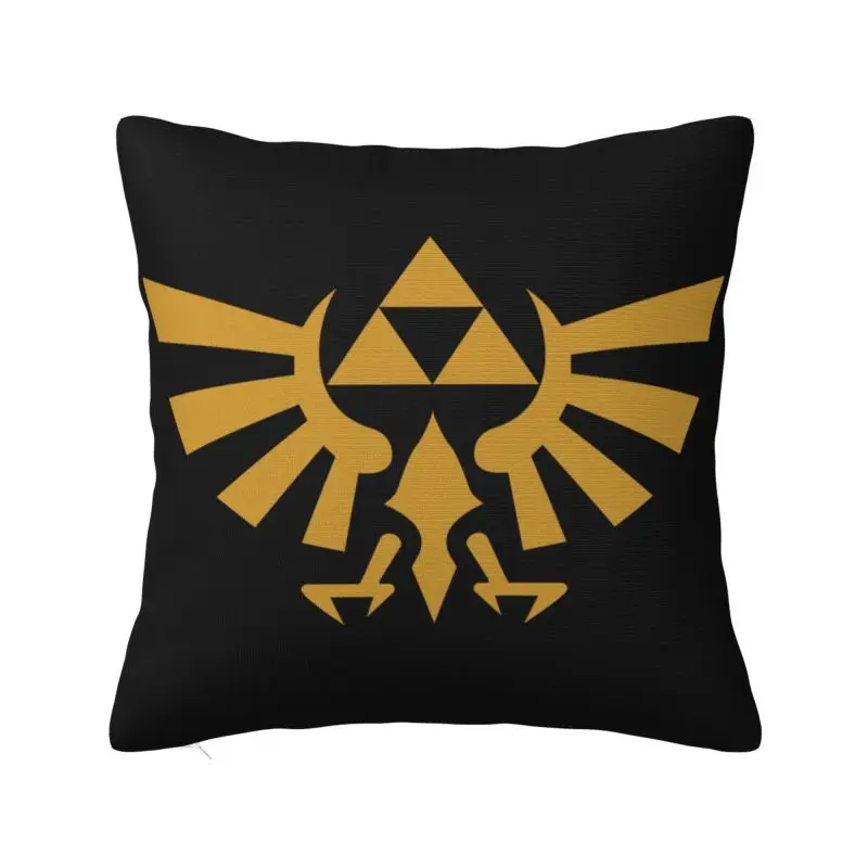 

Hot Game Zeldas Legend Cushion Cover 40x40cm Velvet Cute Pillow Home Decor