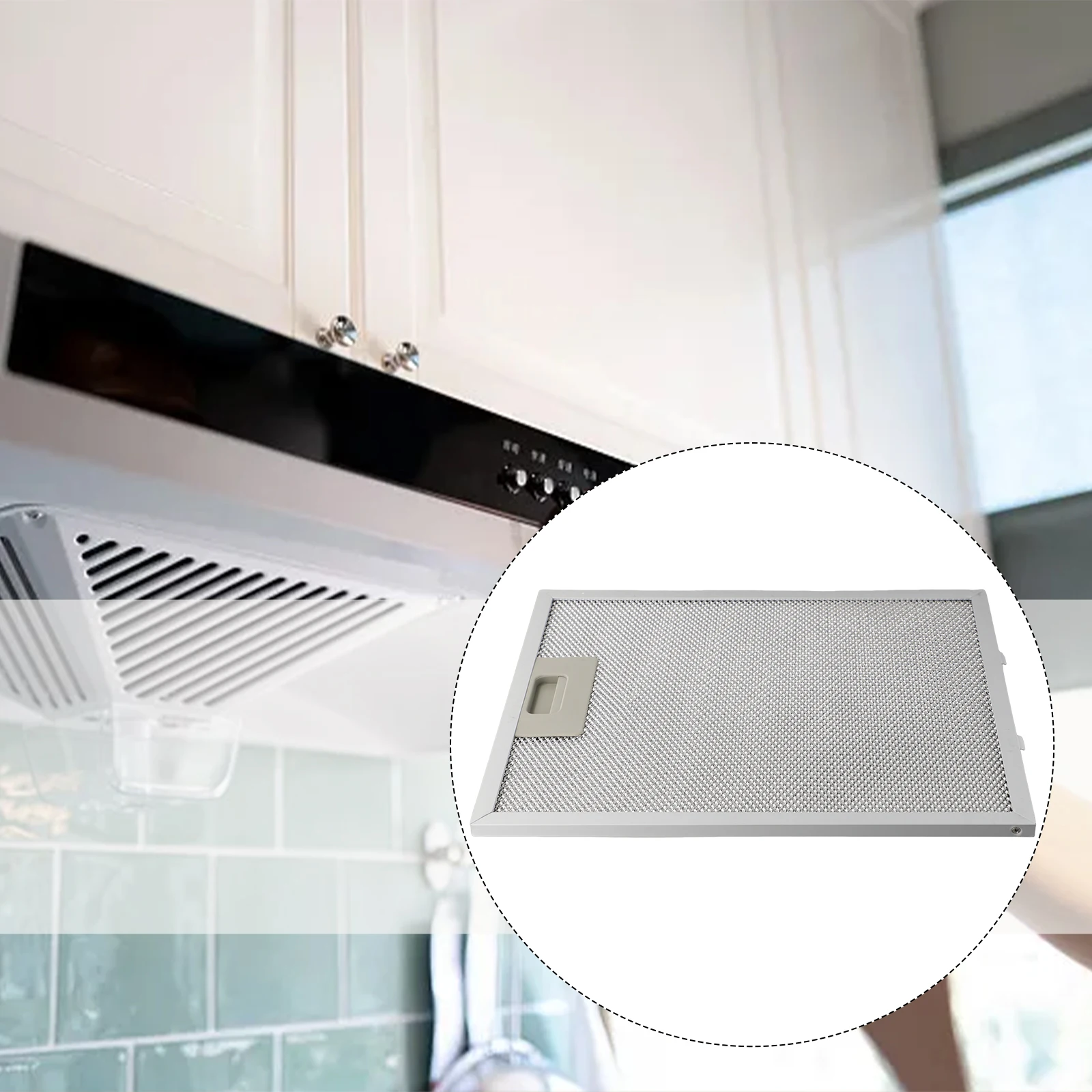 1pc Metal Grease Filter Suitable For Range Hood Exhaust Suction Metal Grease Filter 250X310mm Kitchen Hood Ventilation
