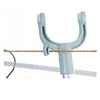 Multifunctional plastic telescopic clothes drying rod shower curtain fork rod home simple telescopic clothes drying rod 5