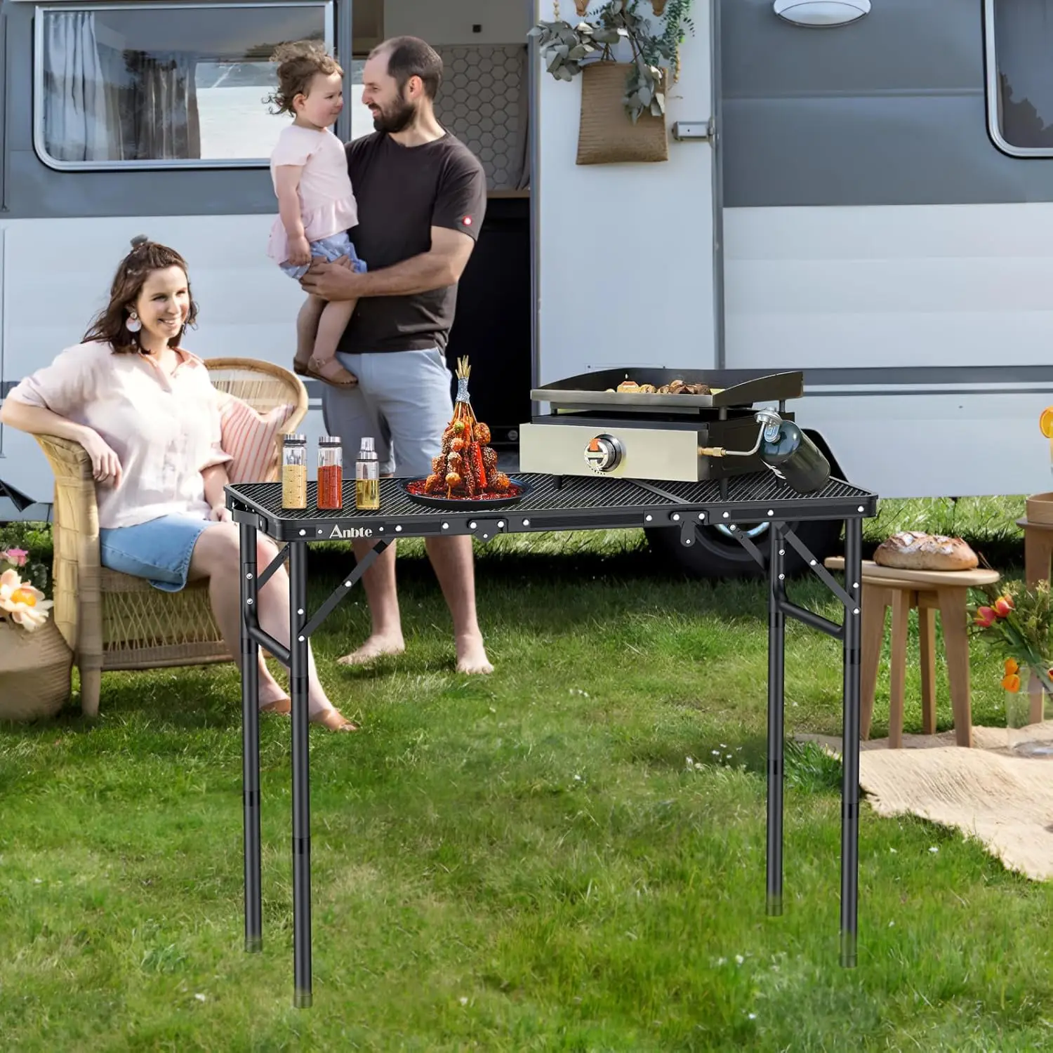 Folding Grill Table 2