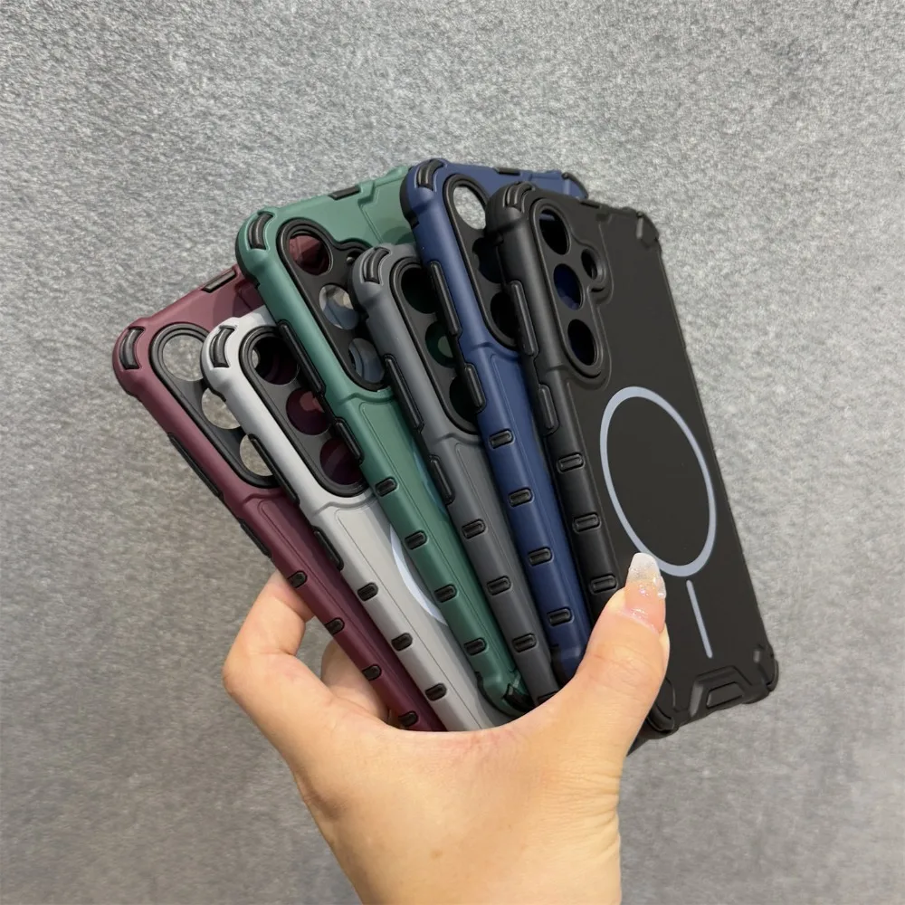 Magsafe Matte Armor Magnetic Shockproof Phone Case Cover
