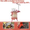 Solid Wood Basket- 4.75 Gallon/18L-T Handle Bar-More Stable-Vintage traditional juicer 5
