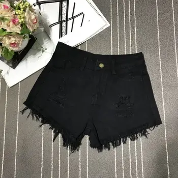 A-Line Sexy Hot Girl Denim Shorts Fashion Women Hollow Out Pocket High Waist Short Jeans Casual Streetwear Y2K Vintage Trousers 6