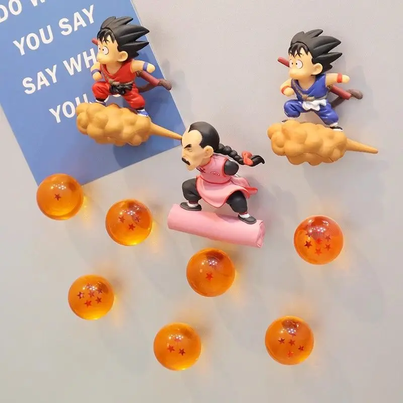 Dragon Ball Goku aufsteigend in den Wolken Kühlschrankmagnet Kreative Animation Dragon Ball Figur Modell Magnetische Dekoration Geschenk – Detail 1