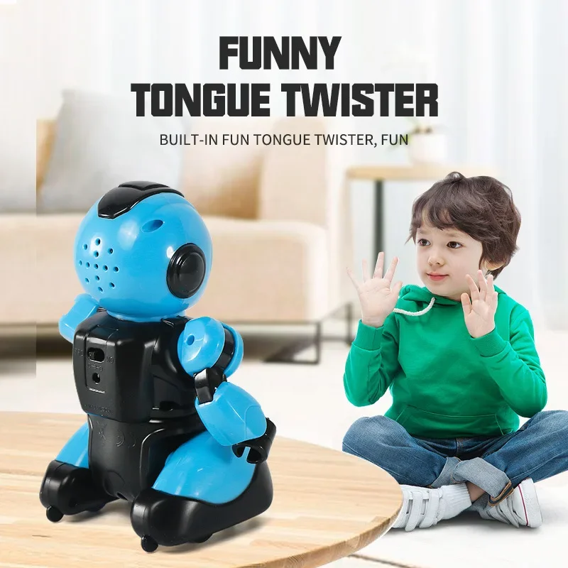 Intelligent Robot Programming Talk Show Infrared Rc Remote Control Robot Children's Toys for Boys and Girls Sing and Dance Gifts