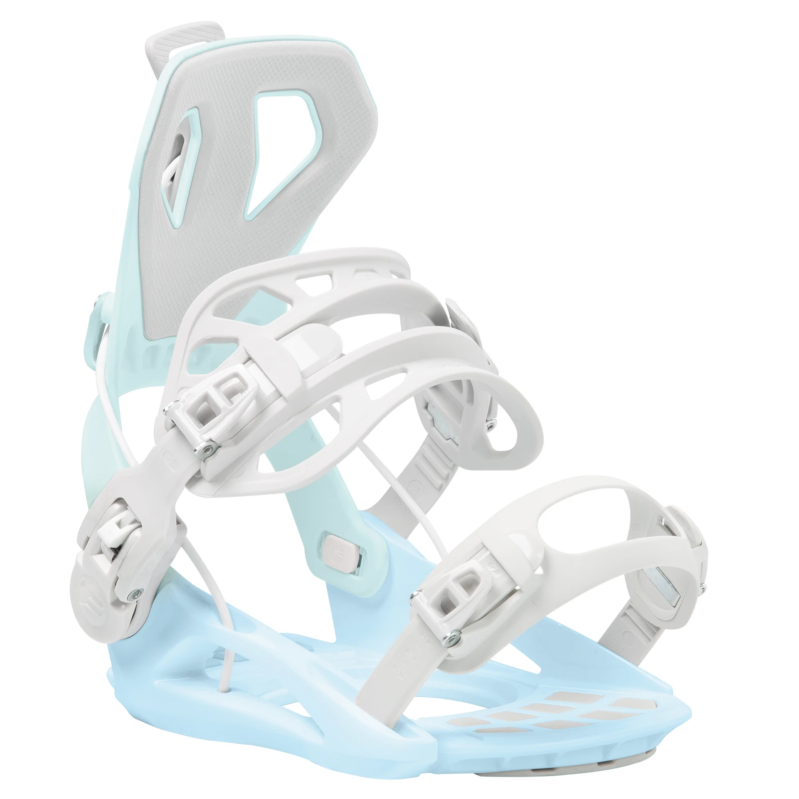 XCMAN Rear Step in Style Snowboard Bindings Lightweight Rear Entry All-Mountain Bindings for Men Women Easy in and Out