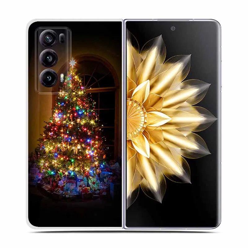 Christmas Cute Clear Hard Plastic Back Cover - Cartoon Design