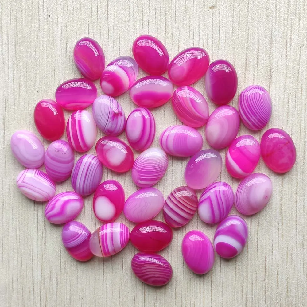 

Fashion good quality natural Rose red stripe Onyx Oval CAB CABOCHON 13x18mm beads for jewelry making wholesale 30pcs/lot free